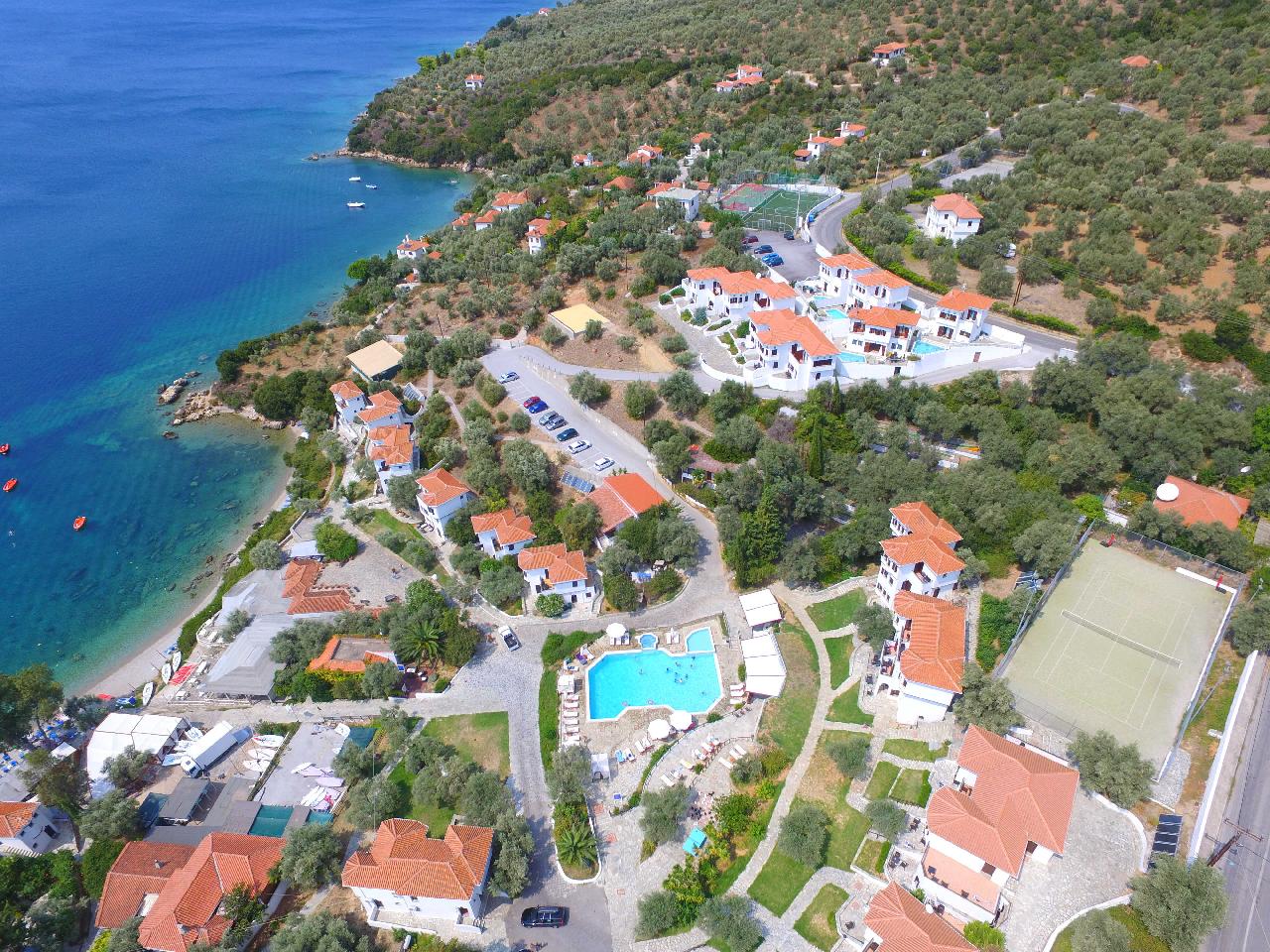 Európa-Görögország-Perion-Leda Village Resort madártávlatból